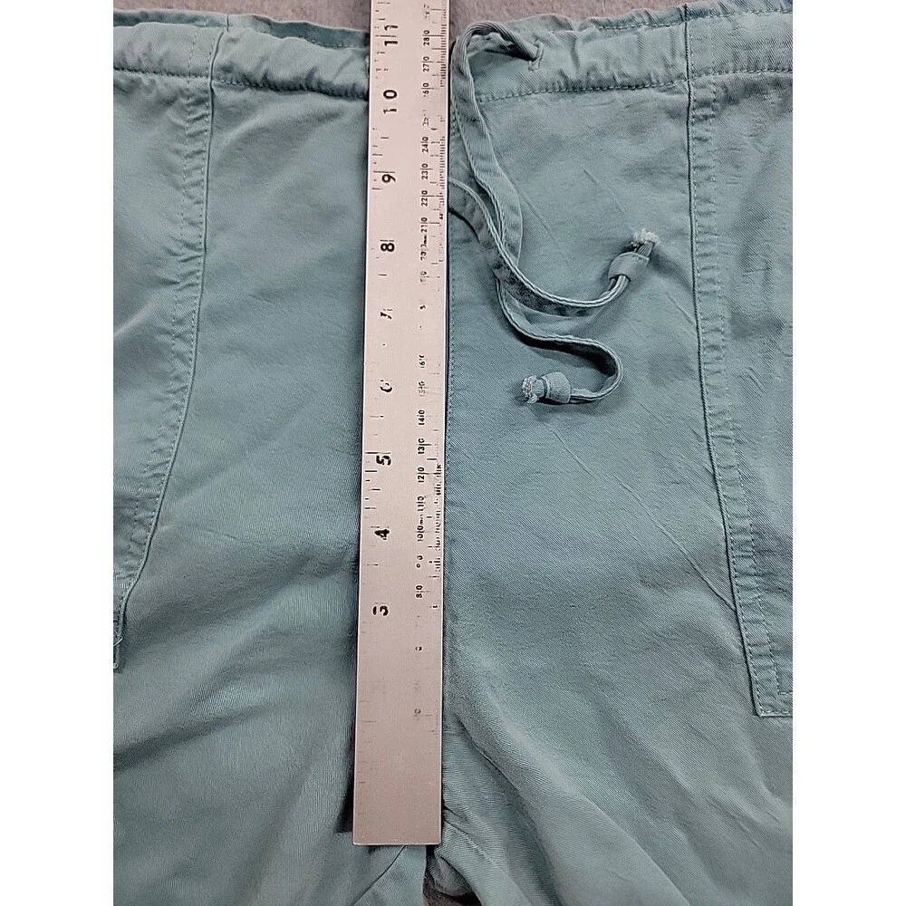 Tianello Joggers Womens XS Green Tencel Rayon Lightweight Baggy Spring Casual - Picture 9 of 15